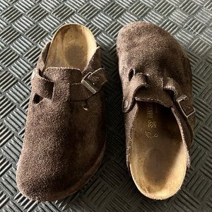 Womens Size 39 Birkenstock Brown Clogs